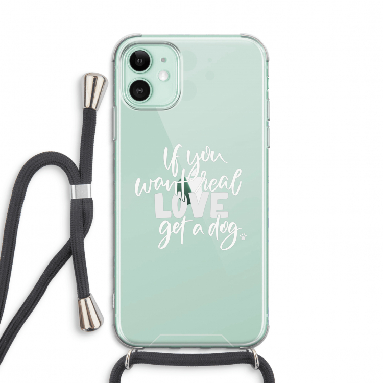 Partner in crime: iPhone 11 Transparant Hoesje met koord