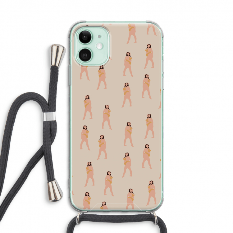 You're so golden: iPhone 11 Transparant Hoesje met koord