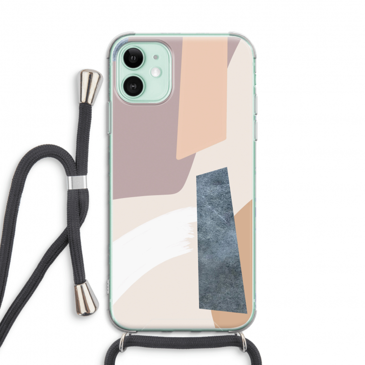 Luca: iPhone 11 Transparant Hoesje met koord