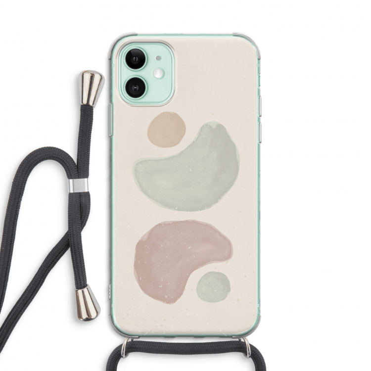 Geo #10: iPhone 11 Transparant Hoesje met koord