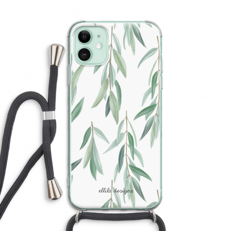 Branch up your life: iPhone 11 Transparant Hoesje met koord