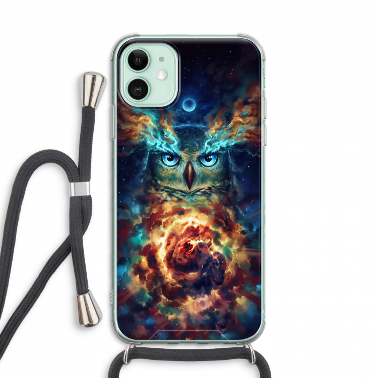 Aurowla: iPhone 11 Transparant Hoesje met koord
