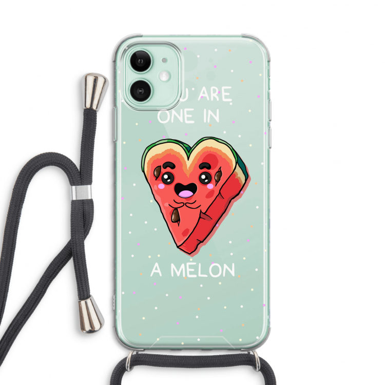 One In A Melon: iPhone 11 Transparant Hoesje met koord