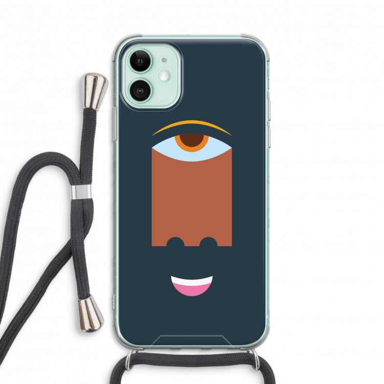 Mono M: iPhone 11 Transparant Hoesje met koord