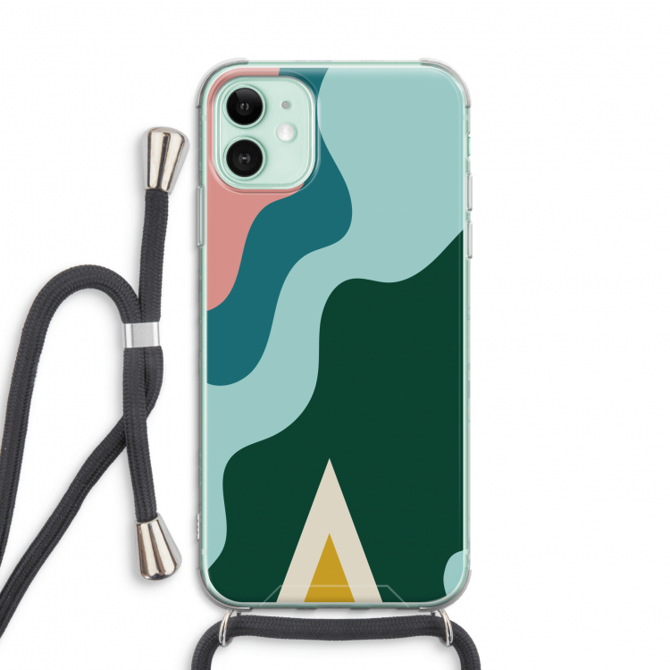 Noor B: iPhone 11 Transparant Hoesje met koord