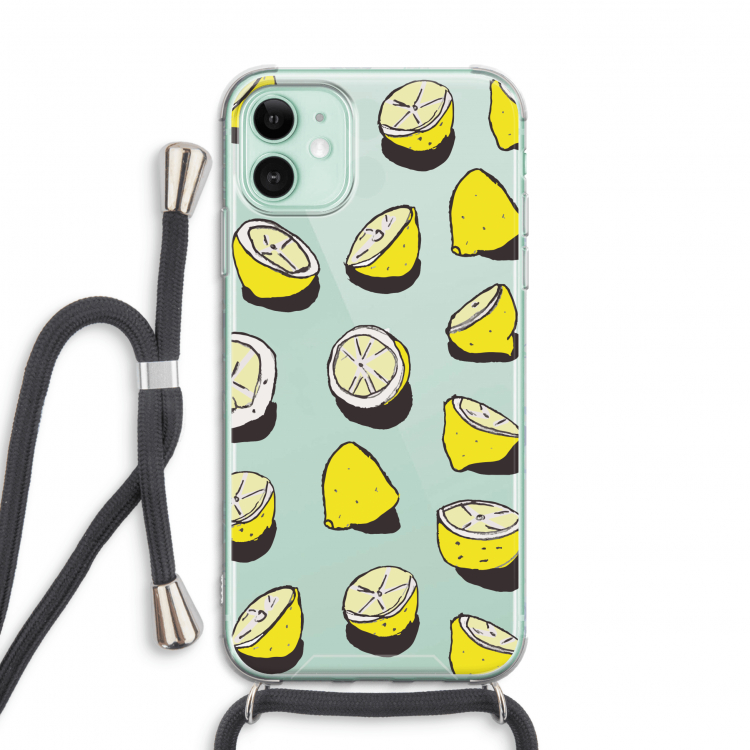 When Life Gives You Lemons...: iPhone 11 Transparant Hoesje met koord