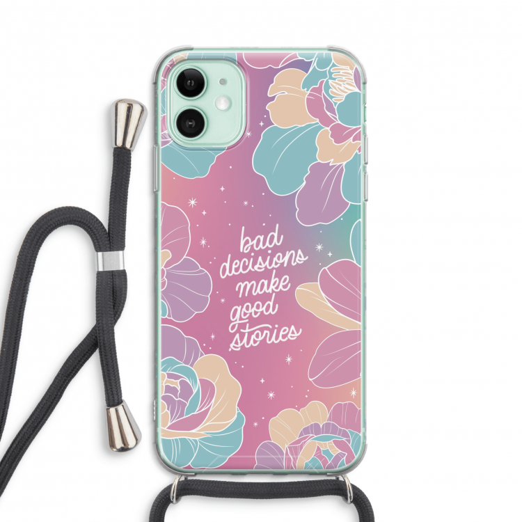 Good stories: iPhone 11 Transparant Hoesje met koord