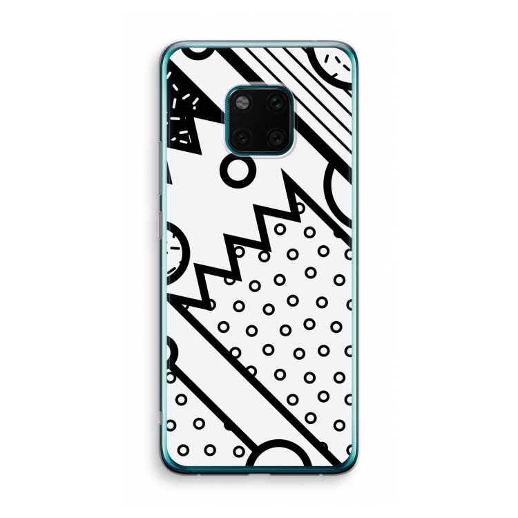 Pop Art #4: Huawei Mate 20 Pro Transparant Hoesje