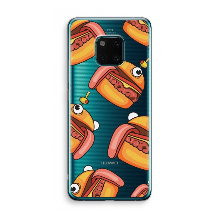 Hamburger: Huawei Mate 20 Pro Transparant Hoesje