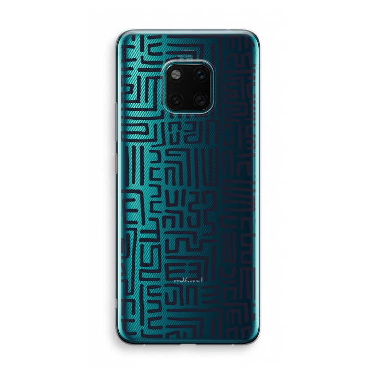 Moroccan Print: Huawei Mate 20 Pro Transparant Hoesje