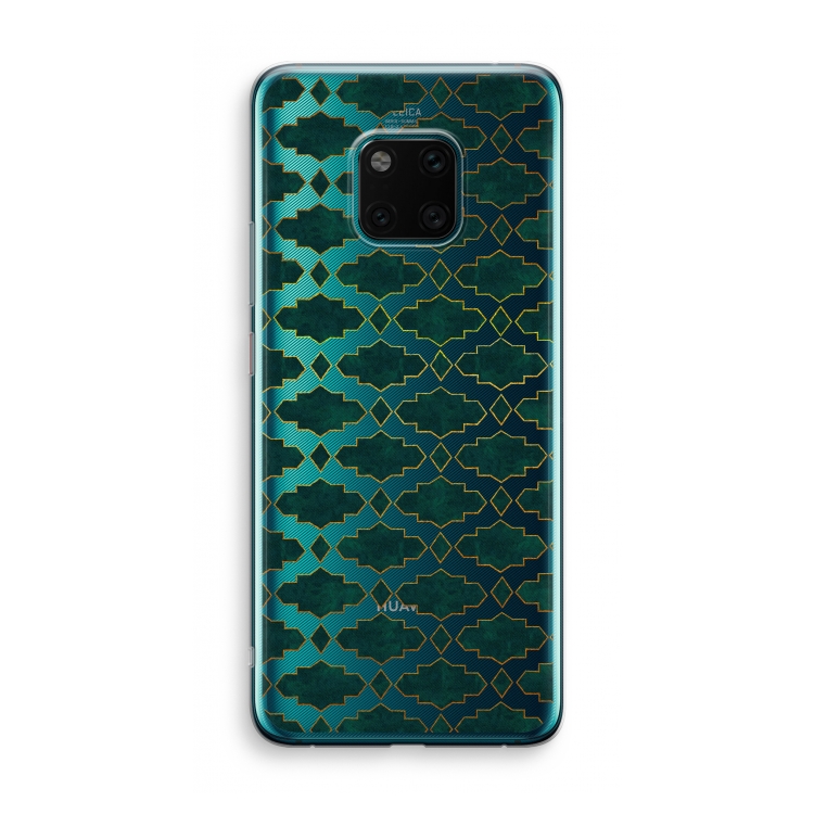 Moroccan tiles: Huawei Mate 20 Pro Transparant Hoesje