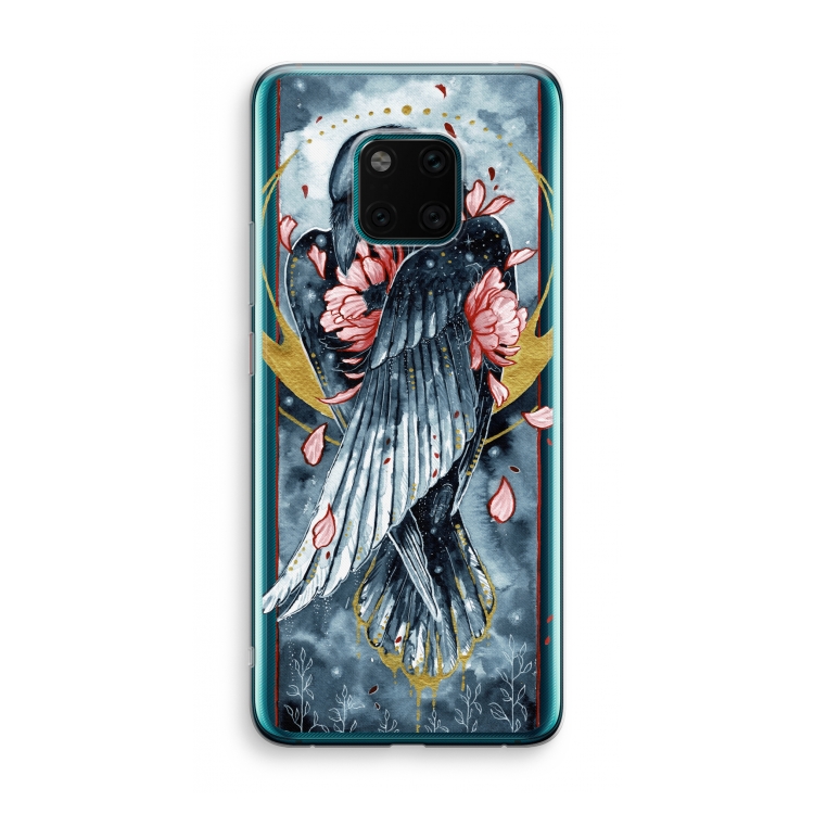 Golden Raven: Huawei Mate 20 Pro Transparant Hoesje