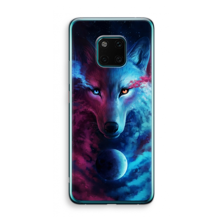 Where Light And Dark Meet: Huawei Mate 20 Pro Transparant Hoesje