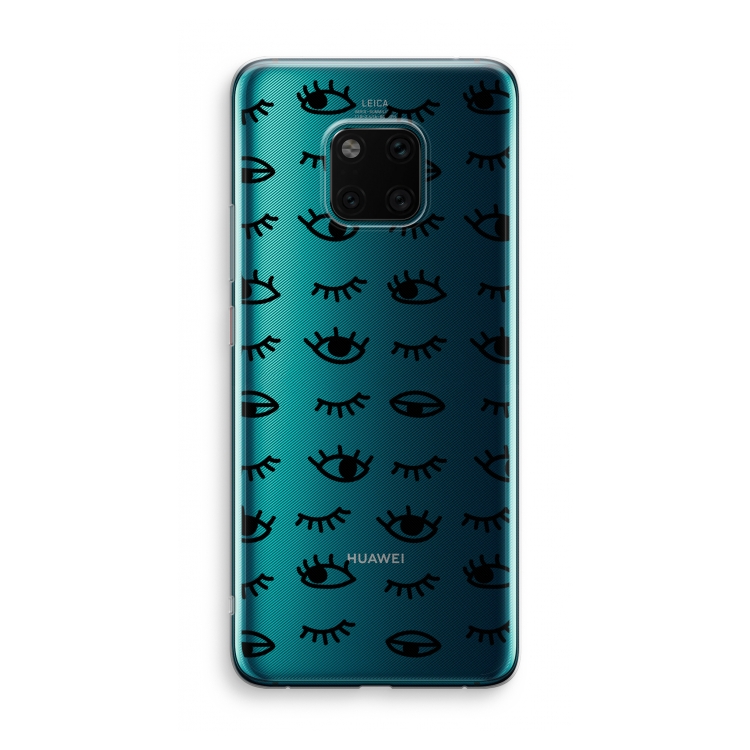 Eye pattern #2: Huawei Mate 20 Pro Transparant Hoesje