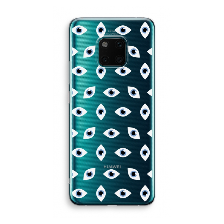 Eyes pattern: Huawei Mate 20 Pro Transparant Hoesje