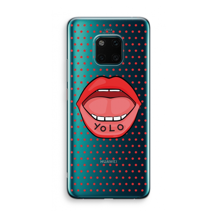 Yolo Denise: Huawei Mate 20 Pro Transparant Hoesje