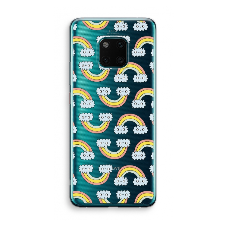 Regenboog: Huawei Mate 20 Pro Transparant Hoesje