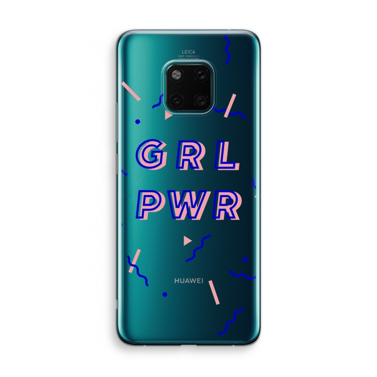 GRL PWR: Huawei Mate 20 Pro Transparant Hoesje