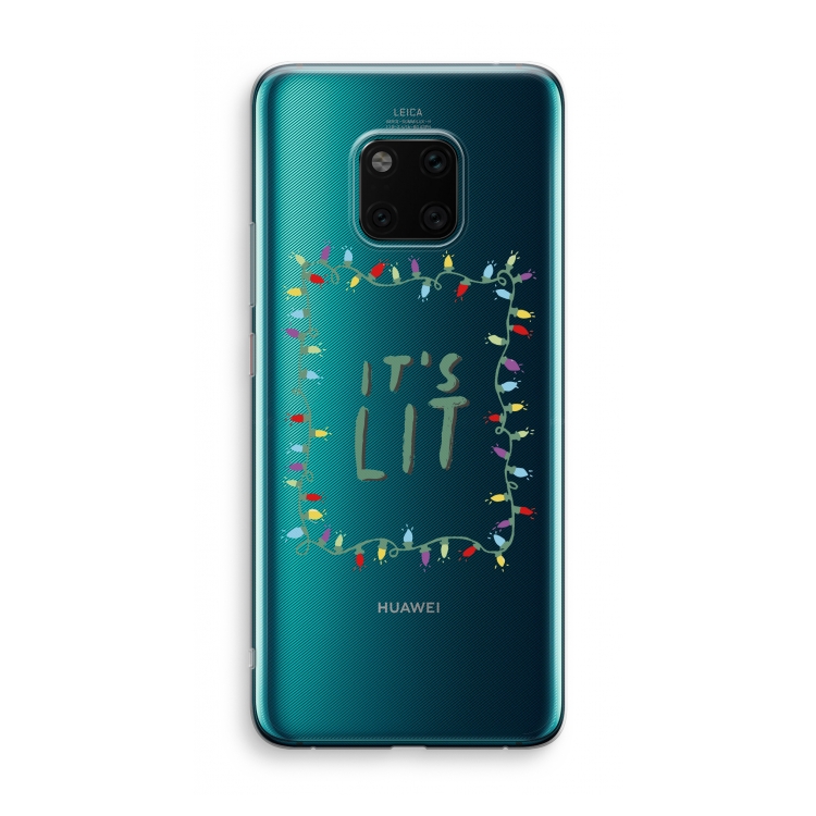 It's Lit: Huawei Mate 20 Pro Transparant Hoesje