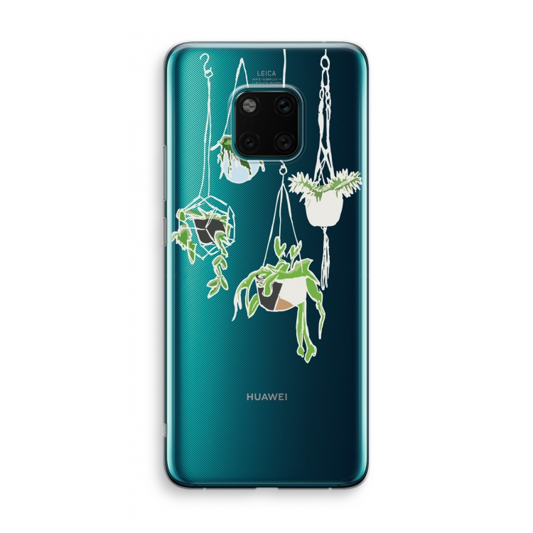 Hang In There: Huawei Mate 20 Pro Transparant Hoesje