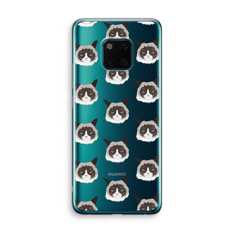 It's a Purrr Case: Huawei Mate 20 Pro Transparant Hoesje