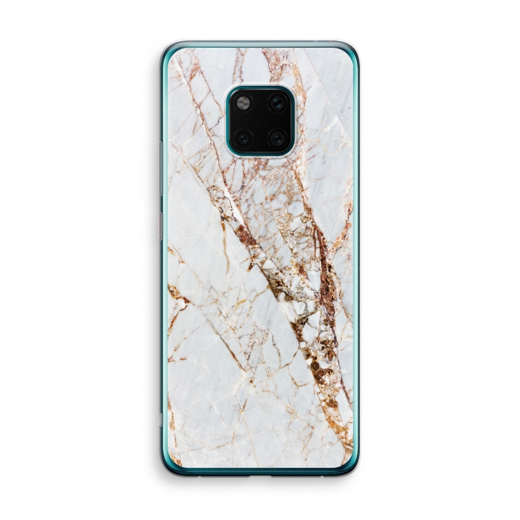 Goud marmer: Huawei Mate 20 Pro Transparant Hoesje