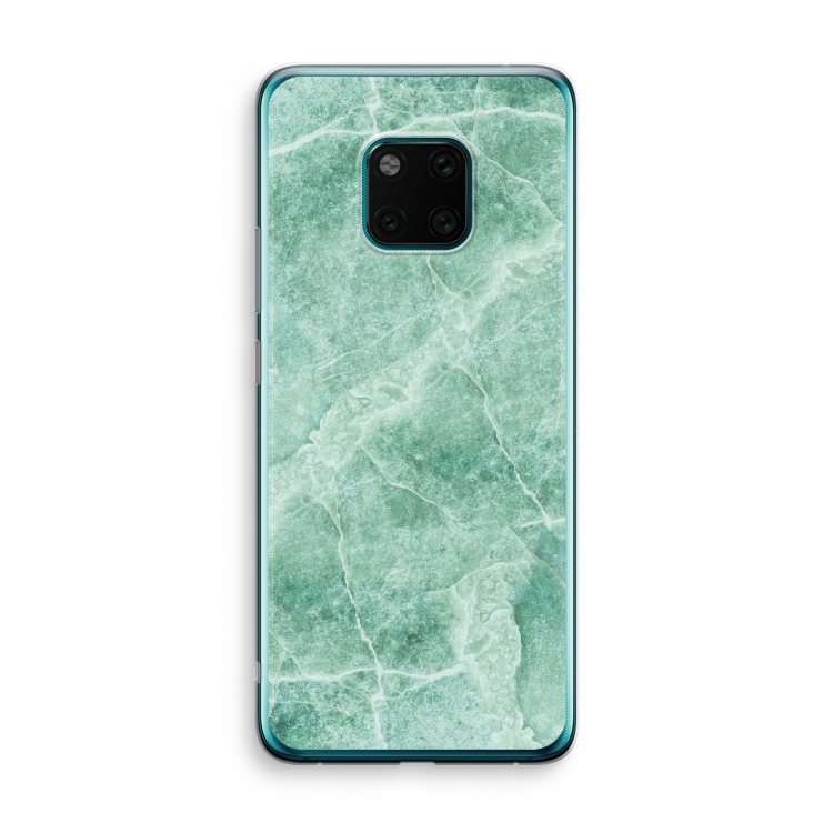 Groen marmer: Huawei Mate 20 Pro Transparant Hoesje