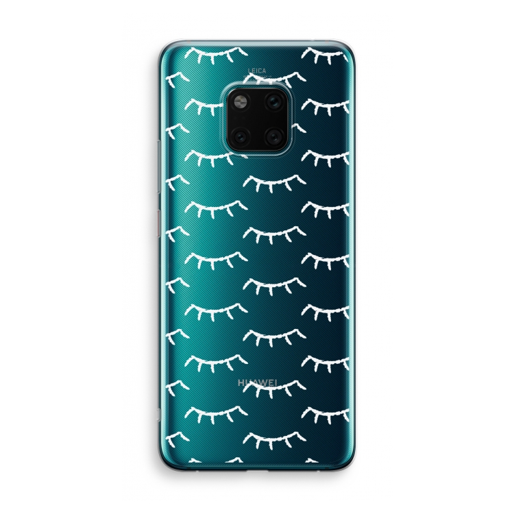 Wimpers: Huawei Mate 20 Pro Transparant Hoesje