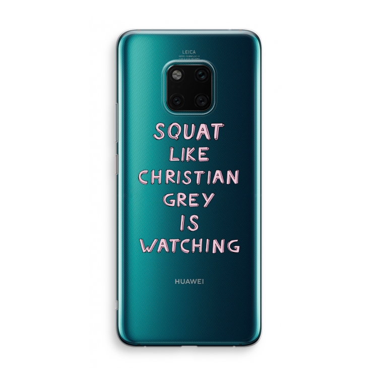 Christian Grey: Huawei Mate 20 Pro Transparant Hoesje