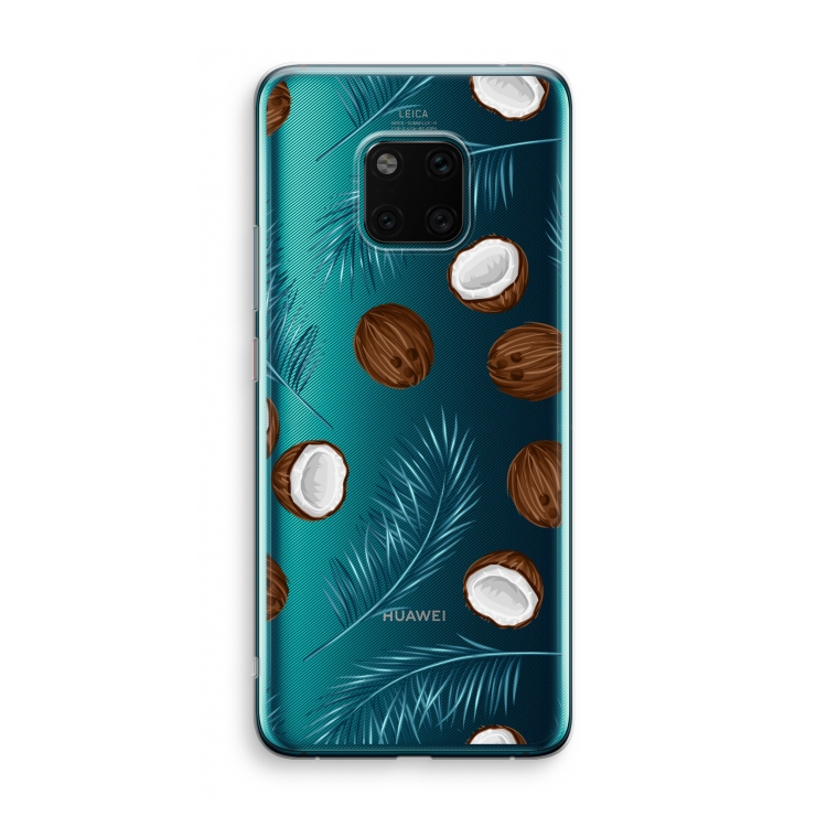 Kokosnoot roze: Huawei Mate 20 Pro Transparant Hoesje