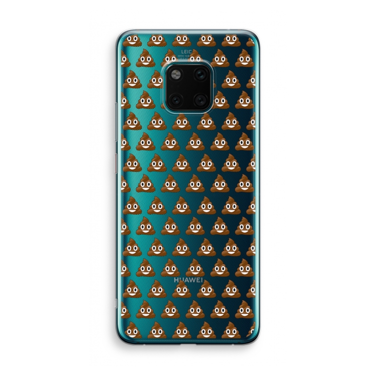 Poop emoji: Huawei Mate 20 Pro Transparant Hoesje