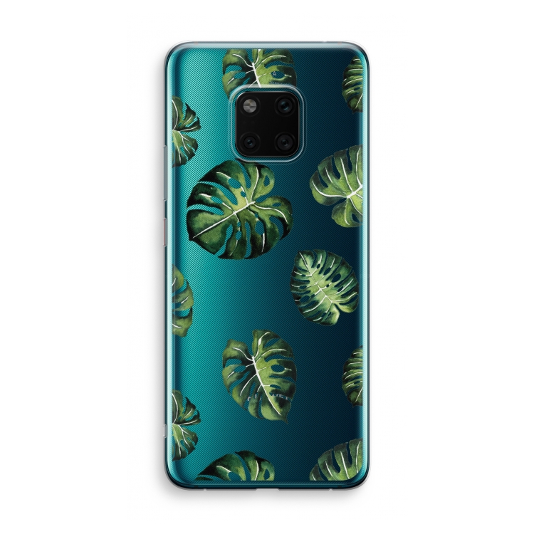 Tropische bladeren: Huawei Mate 20 Pro Transparant Hoesje