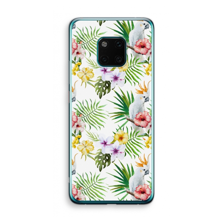 Gele kuif: Huawei Mate 20 Pro Transparant Hoesje