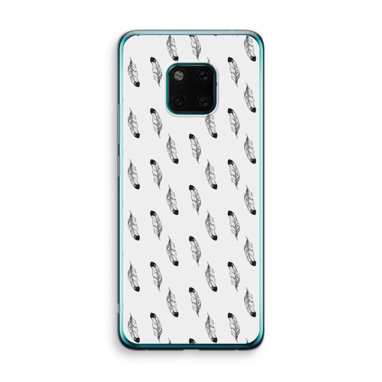 Pluimen: Huawei Mate 20 Pro Transparant Hoesje