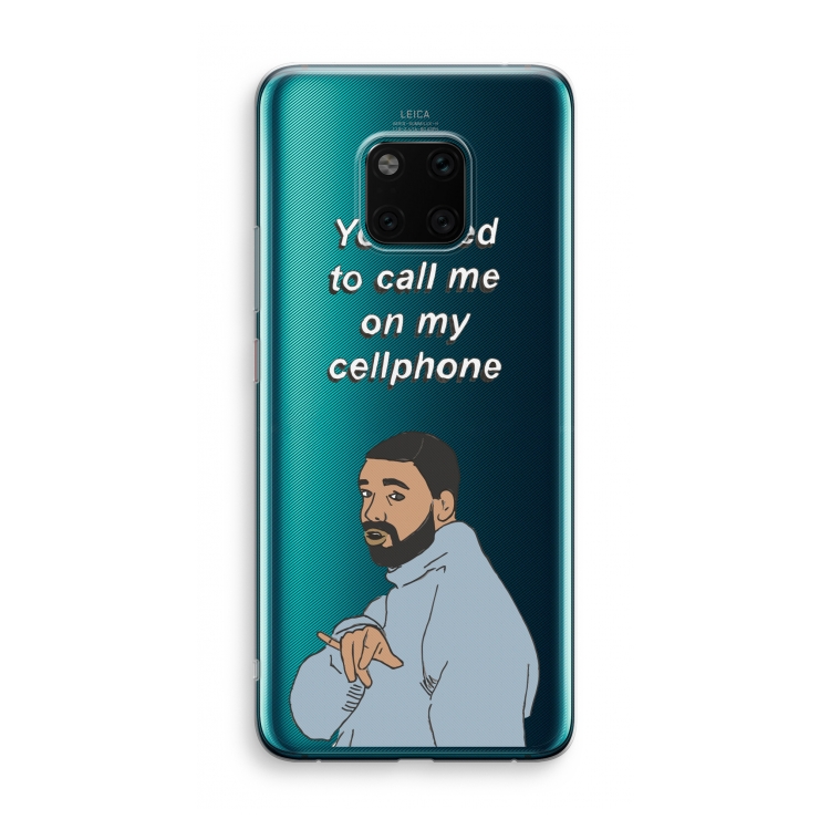 Hotline bling: Huawei Mate 20 Pro Transparant Hoesje