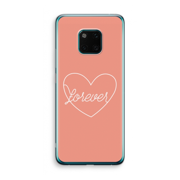 Forever heart: Huawei Mate 20 Pro Transparant Hoesje