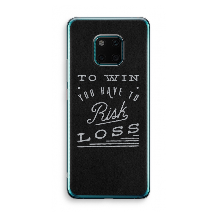 Risk loss: Huawei Mate 20 Pro Transparant Hoesje