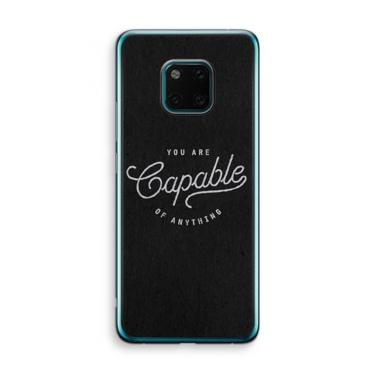 Capable: Huawei Mate 20 Pro Transparant Hoesje