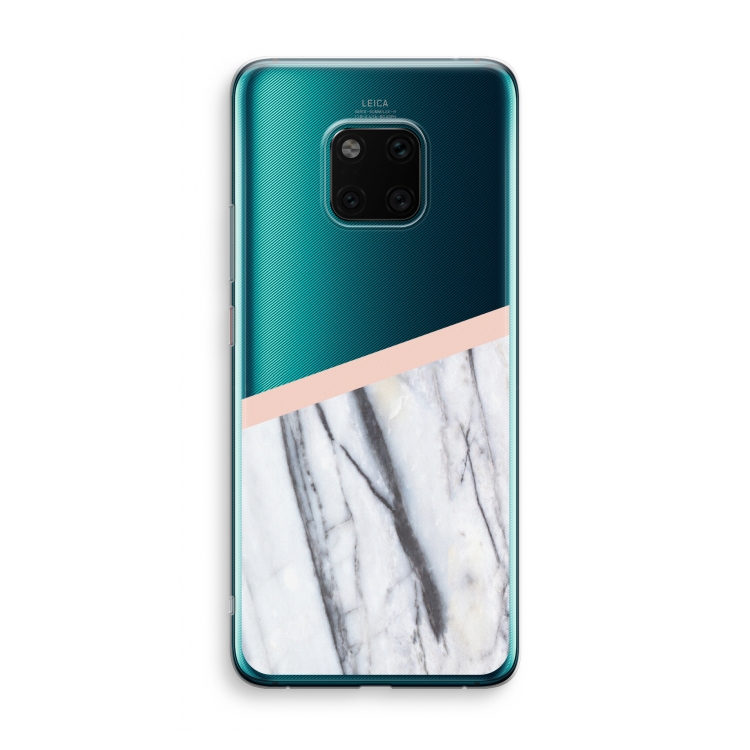 A touch of peach: Huawei Mate 20 Pro Transparant Hoesje