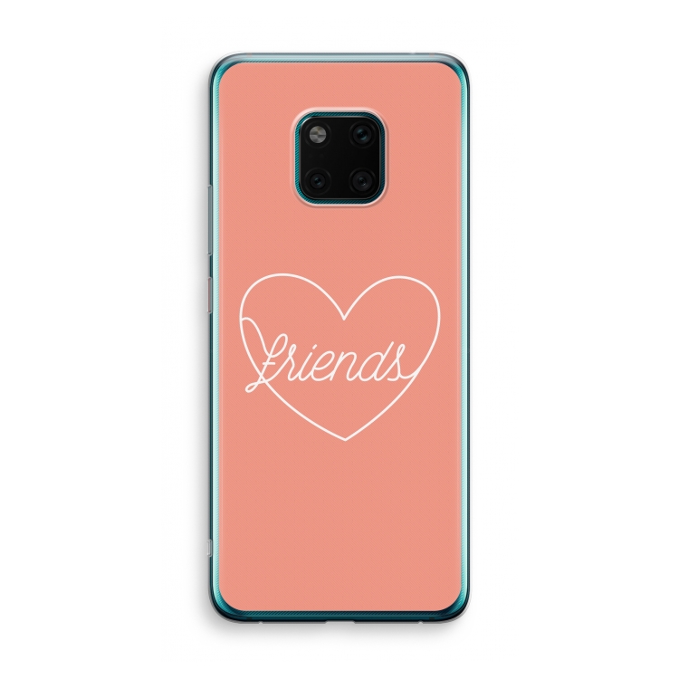 Friends heart: Huawei Mate 20 Pro Transparant Hoesje