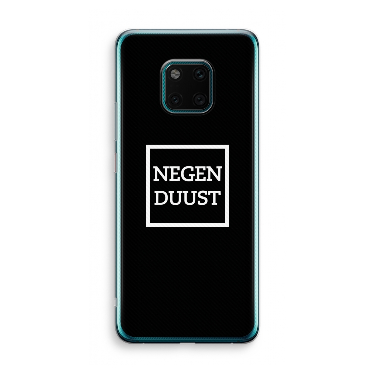 Negenduust black: Huawei Mate 20 Pro Transparant Hoesje