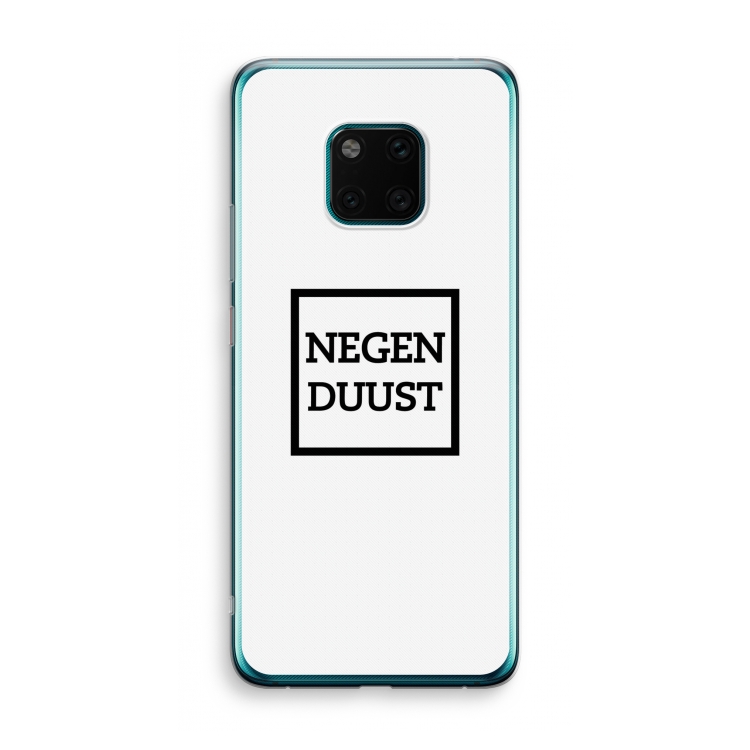 Negenduust vierkant: Huawei Mate 20 Pro Transparant Hoesje
