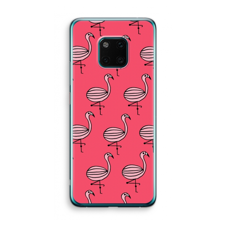 Flamingo: Huawei Mate 20 Pro Transparant Hoesje