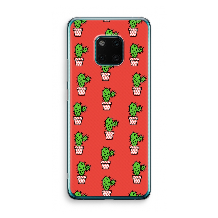 Mini cactus: Huawei Mate 20 Pro Transparant Hoesje
