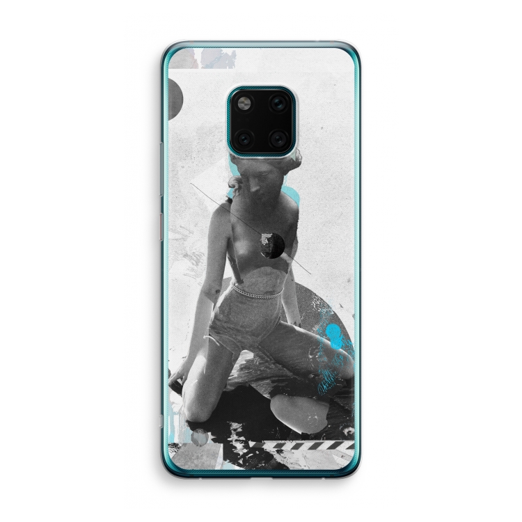 I will not feel a thing: Huawei Mate 20 Pro Transparant Hoesje