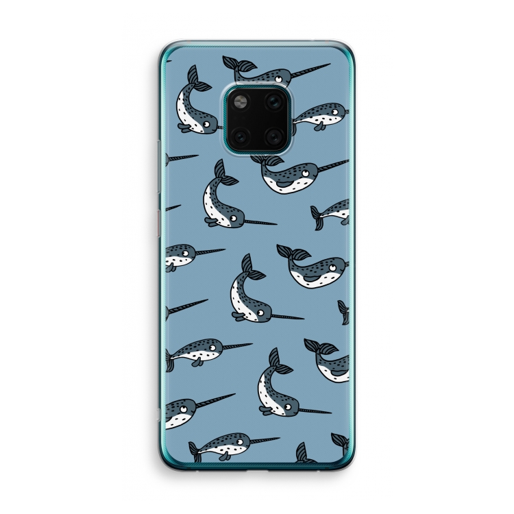 Narwhal: Huawei Mate 20 Pro Transparant Hoesje