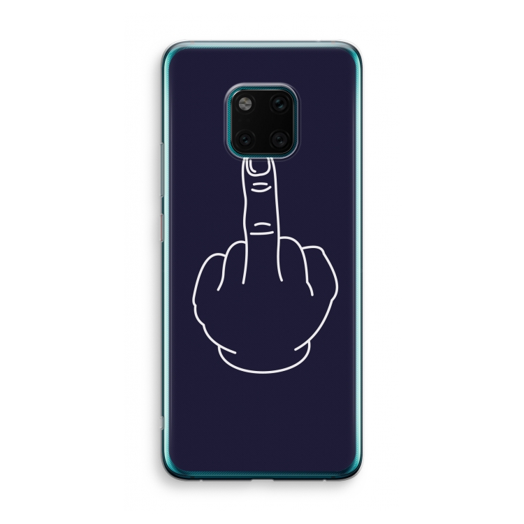 F**k U: Huawei Mate 20 Pro Transparant Hoesje