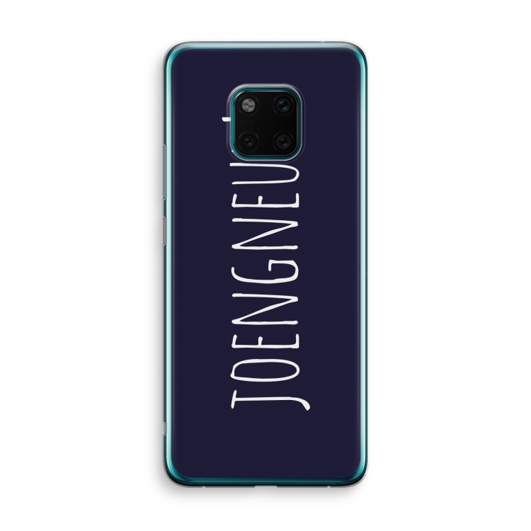 Joengneuh!: Huawei Mate 20 Pro Transparant Hoesje