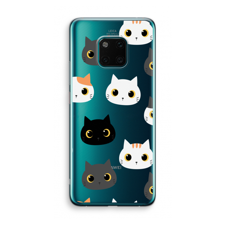 Katten: Huawei Mate 20 Pro Transparant Hoesje