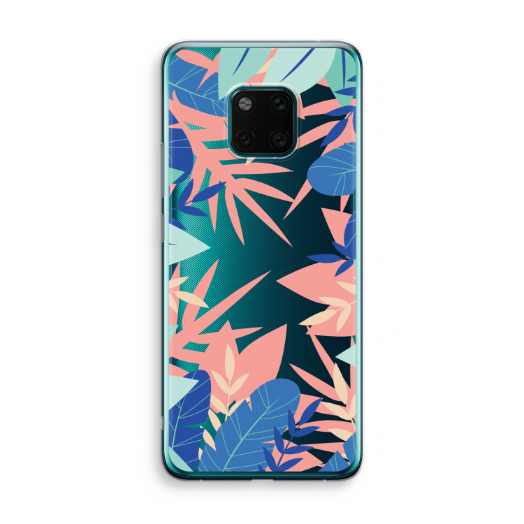 Tropisch: Huawei Mate 20 Pro Transparant Hoesje